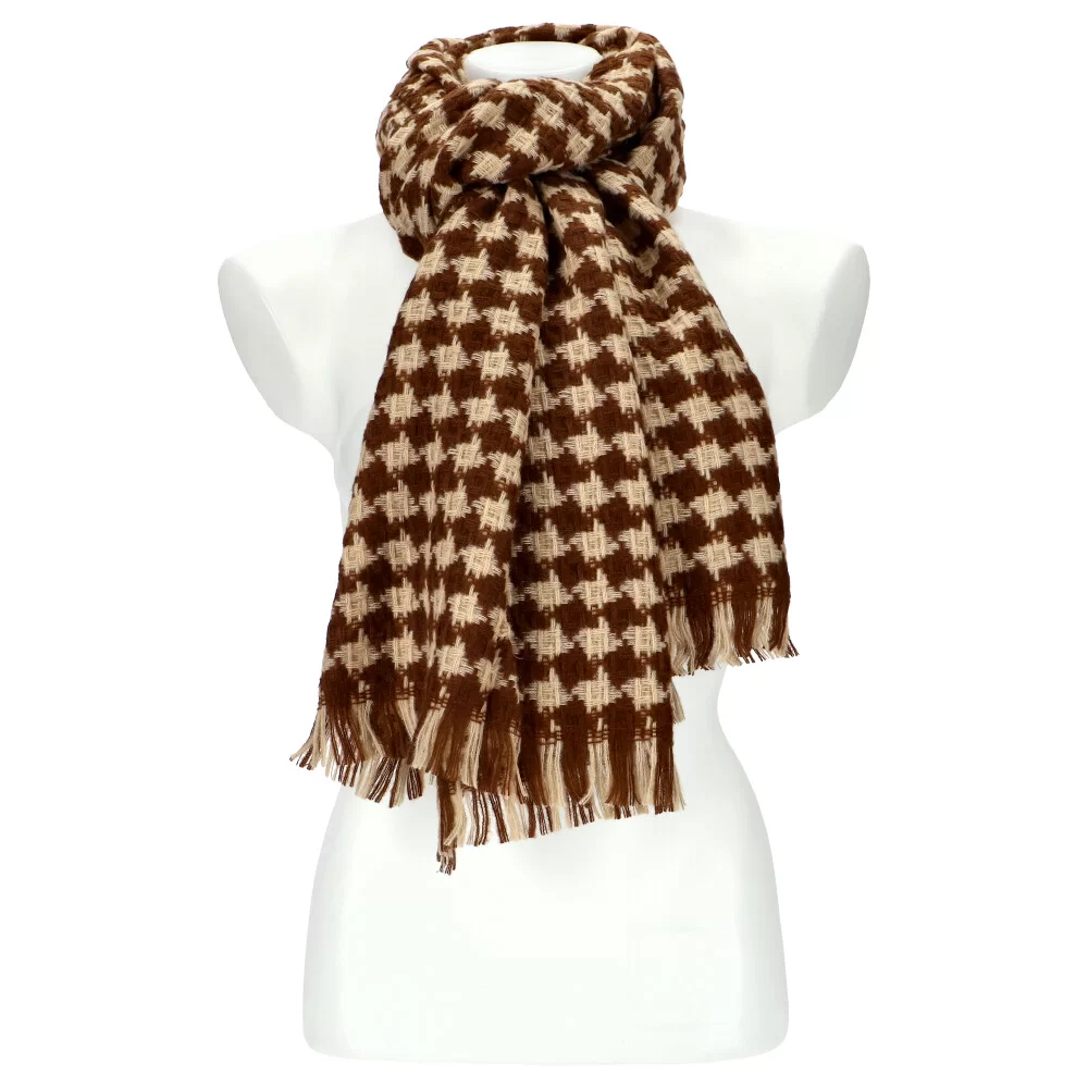 Woman winter scarf WJ6165 - BROWN - ModaServerPro